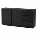 AOTPA Wandmontierter Massivholz-Sideboard Schrank mit Stauraum für Eingang und Küche