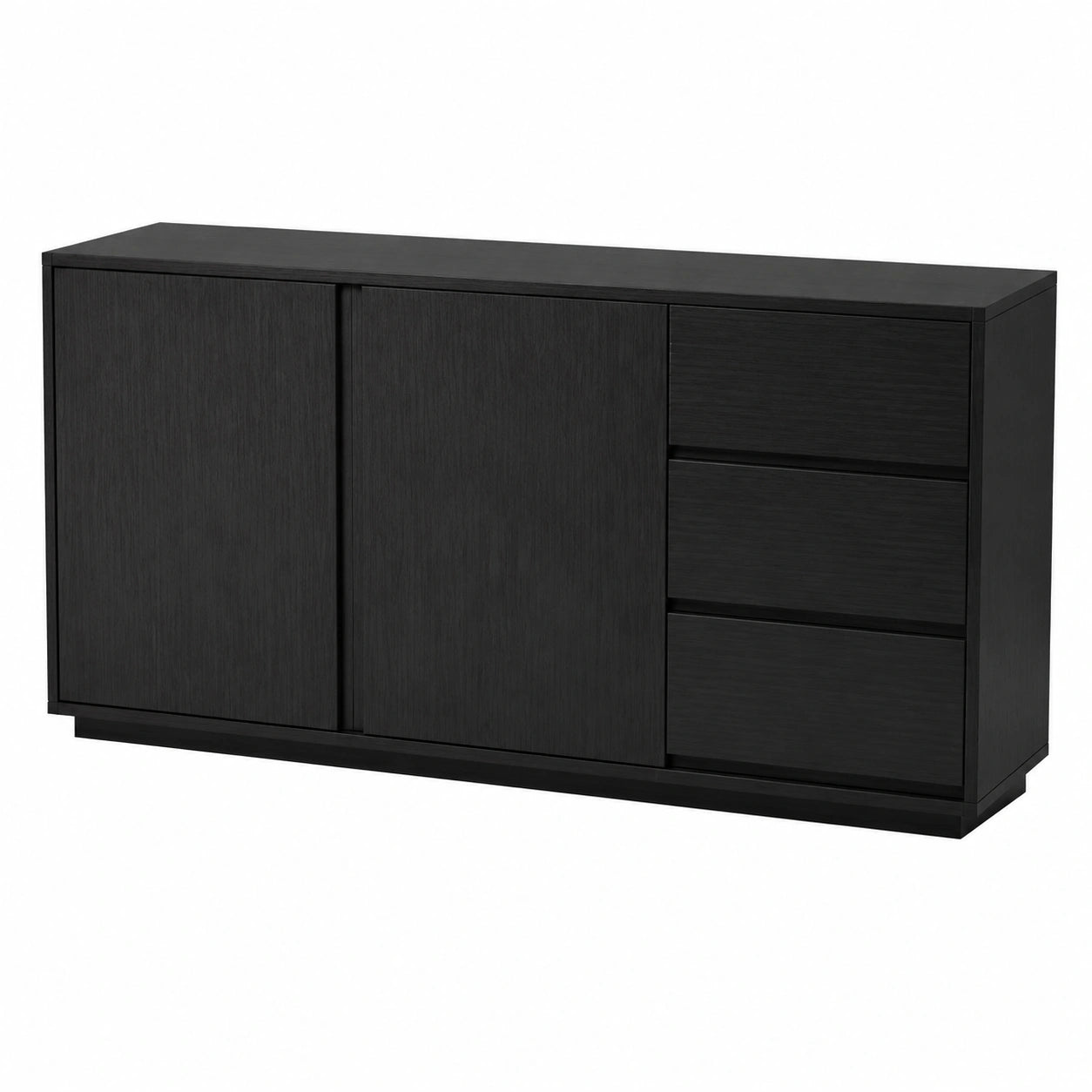 AOTPA Wandmontierter Massivholz-Sideboard Schrank mit Stauraum für Eingang und Küche