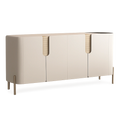 Moderner Sideboard aus Sattelleder mit Esszimmer- und Wohnzimmernutzung