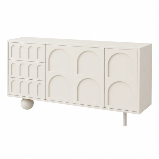 Moderne Sideboard 160cm: Vielseitiger Aufbewahrungstisch für Küche, Flur und Wohnzimmer