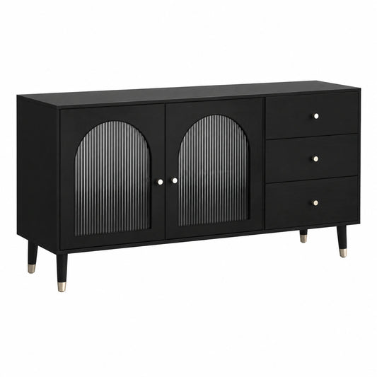 AOTPA Kommode mit Weinschrank, Praktischer Küchenschrank für Zuhause