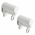 Ventanara® Premium Bambus Klemmträger Set, Montage ohne Bohren (2 Stück)