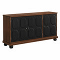 Vintage-Massivholz Sideboard 160cm - Dekorativer Aufbewahrungstisch für Wohnzimmer, Hotel und Restaurant