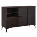 Massivholz-Sideboard für Wohnzimmer, vielseitiger Aufbewahrungsschrank