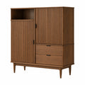 Großes Sideboard aus Schwarznussholz, 105x40x100cm, für Esszimmer und Küche