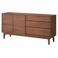 Elegantes Sideboard aus Schwarznussbaumholz für Wohnzimmer und Esszimmer