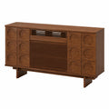 Retro Wohnzimmer Sideboard aus Massivholz, wandmontiert, ideal für kleine Wohnungen, vielseitiger Haushaltsschrank (160x40x79cm)