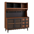 Wandmontiertes Sideboard aus Massivholz, 150 cm - Ideal als Küchenschrank