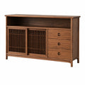 Klassisches Ulmenholz-Sideboard 140x38x90cm für Flur und Küche