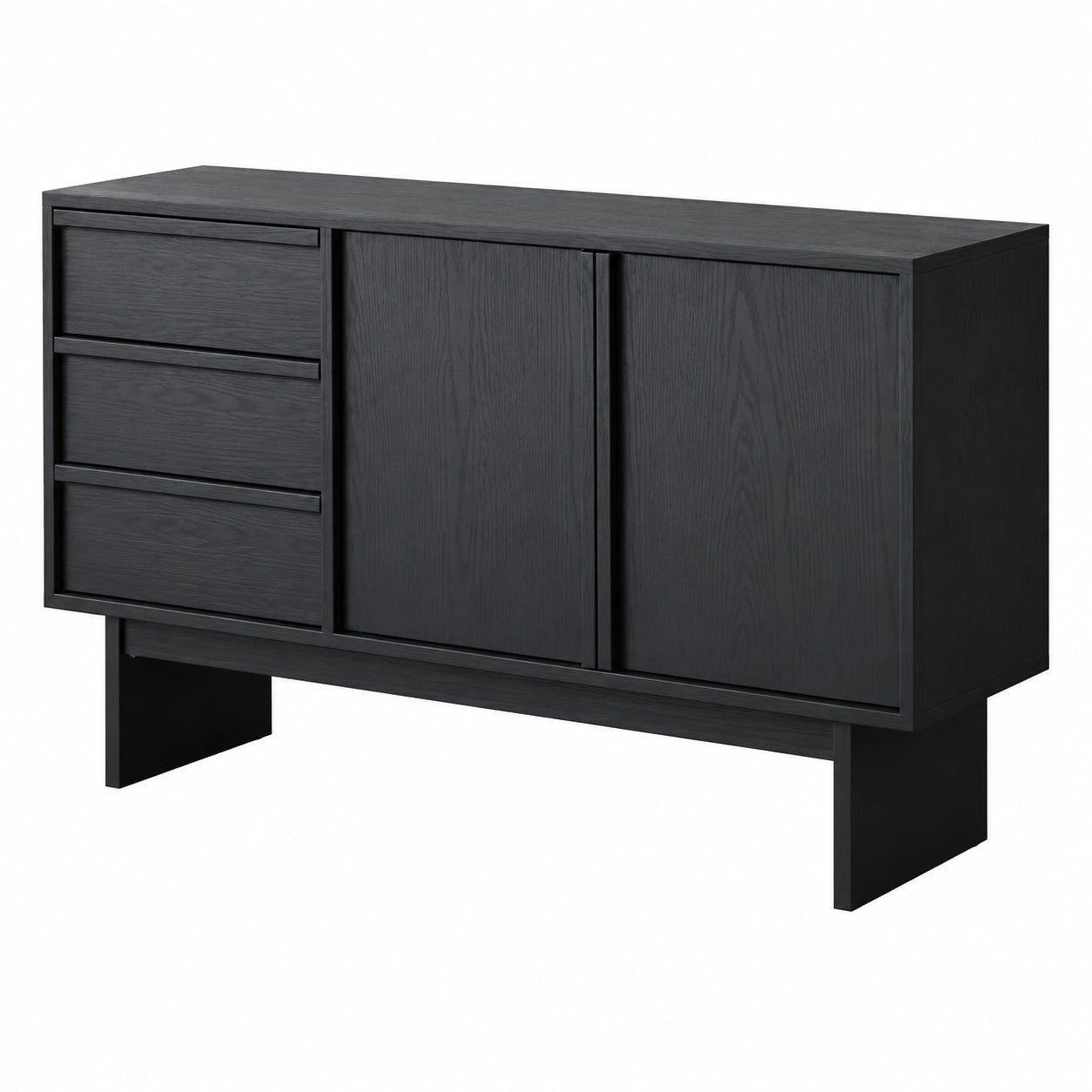 Modernes Sideboard aus weißer Esche Massivholz für Esszimmer und Wohnzimmer