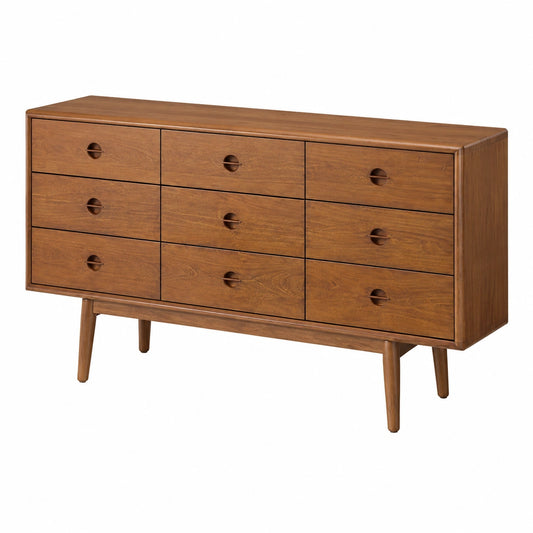 AOTPA Massivholz Sideboard für Küche und Wohnzimmer, Retro Design, ideal für kleine Wohnungen, vielseitiger Verandaständer, Dekoration und Lagerschrank (180x43x80cm)